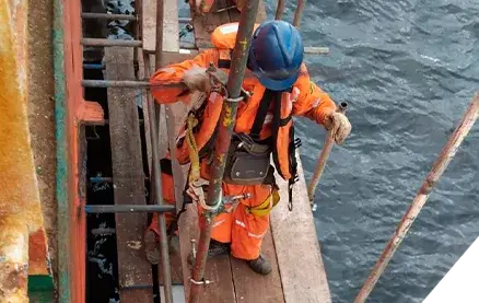 Trabalhador em operação